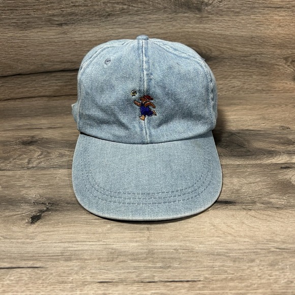Disney Accessories - Winnie The Pooh Adjustable Hat Denim Disney Y2K center Small Logo
